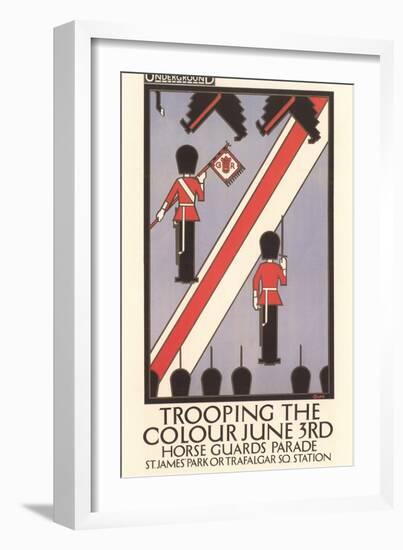 Trooping the Colour Poster-null-Framed Art Print