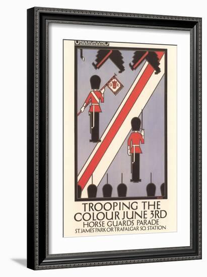 Trooping the Colour Poster-null-Framed Art Print