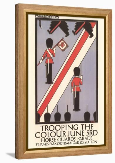 Trooping the Colour Poster-null-Framed Stretched Canvas