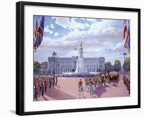 Trooping the Colour-Valeriy Chuikov-Framed Premium Giclee Print