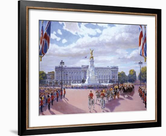 Trooping the Colour-Valeriy Chuikov-Framed Premium Giclee Print