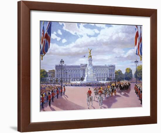 Trooping the Colour-Valeriy Chuikov-Framed Premium Giclee Print