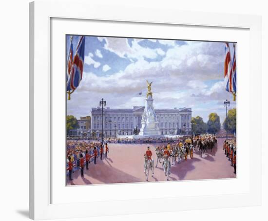 Trooping the Colour-Valeriy Chuikov-Framed Premium Giclee Print