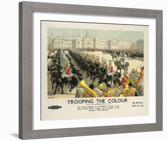 Trooping the Colour-The Vintage Collection-Framed Giclee Print