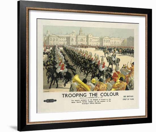 Trooping the Colour-The Vintage Collection-Framed Giclee Print