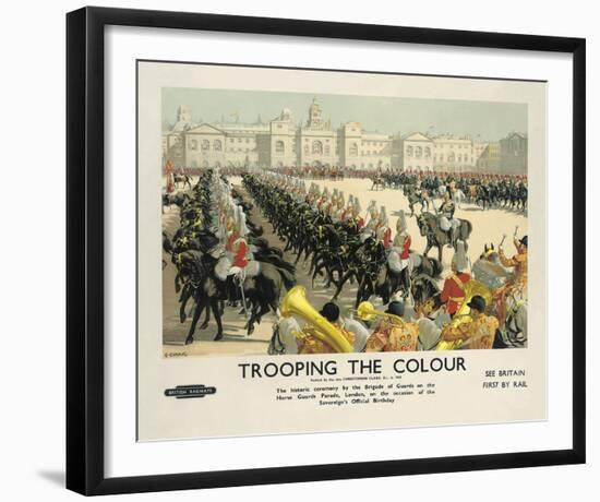 Trooping the Colour-The Vintage Collection-Framed Giclee Print