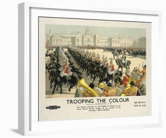 Trooping the Colour-The Vintage Collection-Framed Giclee Print
