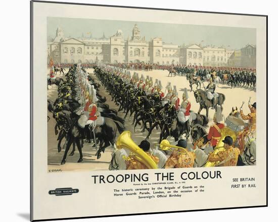 Trooping the Colour-The Vintage Collection-Mounted Giclee Print