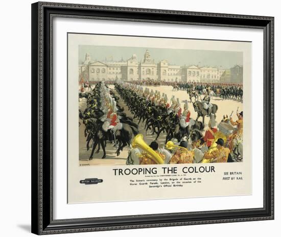 Trooping the Colour-The Vintage Collection-Framed Giclee Print