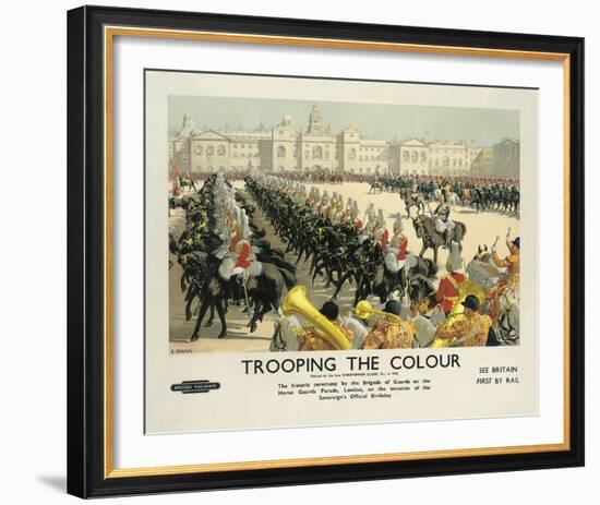 Trooping the Colour-The Vintage Collection-Framed Giclee Print