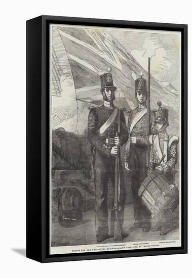 Troops for the War, Royal Marines-George Housman Thomas-Framed Premier Image Canvas