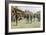 Troops Patrolling Market in Iraq-null-Framed Giclee Print