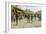 Troops Patrolling Market in Iraq-null-Framed Giclee Print