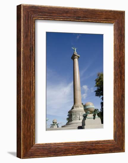 Trophy Point, Battle Monument, West Point Academy, New York, USA-Cindy Miller Hopkins-Framed Photographic Print