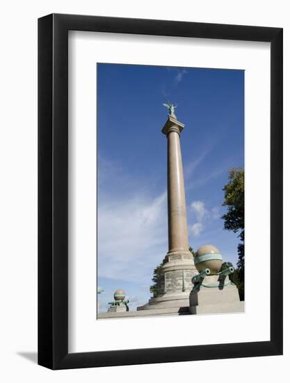 Trophy Point, Battle Monument, West Point Academy, New York, USA-Cindy Miller Hopkins-Framed Photographic Print