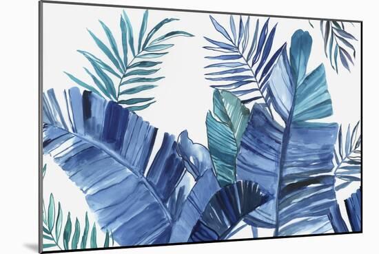 Tropic Blue Palms-Asia Jensen-Mounted Art Print