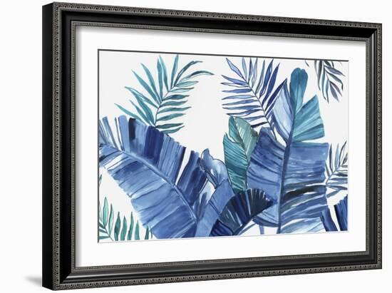 Tropic Blue Palms-Asia Jensen-Framed Art Print