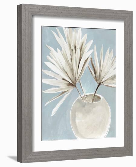 Tropic Blue Vase I-Asia Jensen-Framed Art Print