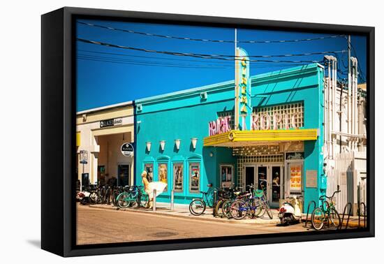 Tropic Cinema Key West - Florida-Philippe Hugonnard-Framed Premier Image Canvas