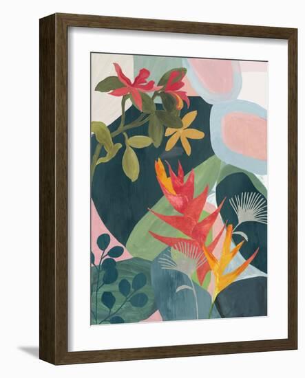 Tropic Flair II-Asia Jensen-Framed Art Print