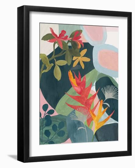 Tropic Flair II-Asia Jensen-Framed Art Print