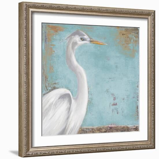 Tropic Heron I-Patricia Pinto-Framed Art Print