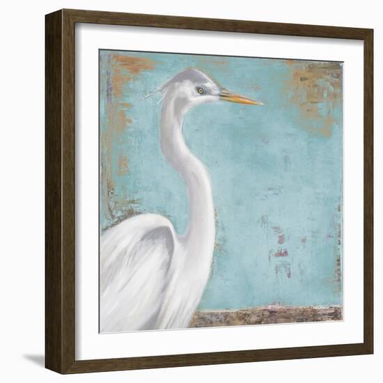 Tropic Heron I-Patricia Pinto-Framed Art Print