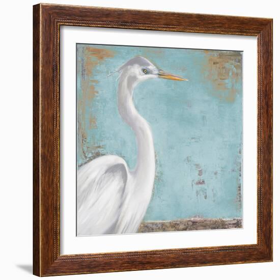 Tropic Heron I-Patricia Pinto-Framed Art Print