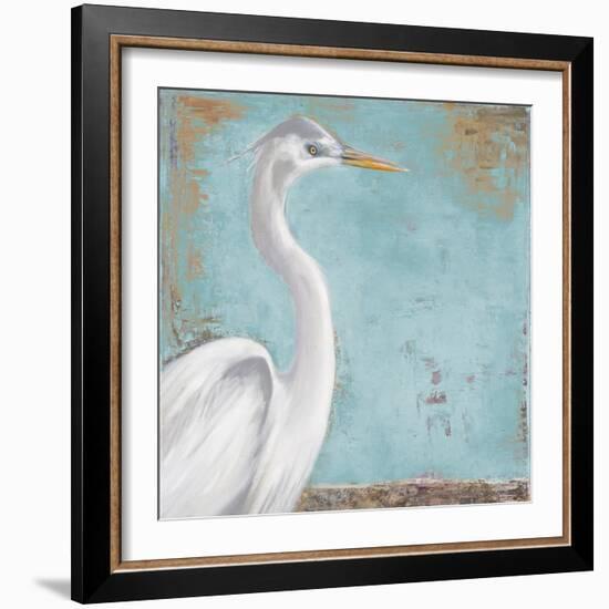 Tropic Heron I-Patricia Pinto-Framed Art Print