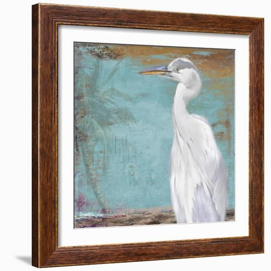 Tropic Heron II-Patricia Pinto-Framed Art Print