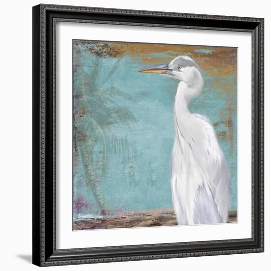 Tropic Heron II-Patricia Pinto-Framed Art Print