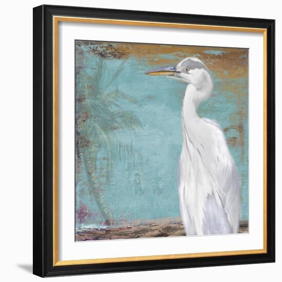 Tropic Heron II-Patricia Pinto-Framed Art Print