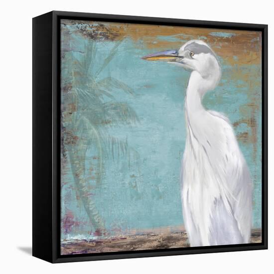 Tropic Heron II-Patricia Pinto-Framed Stretched Canvas