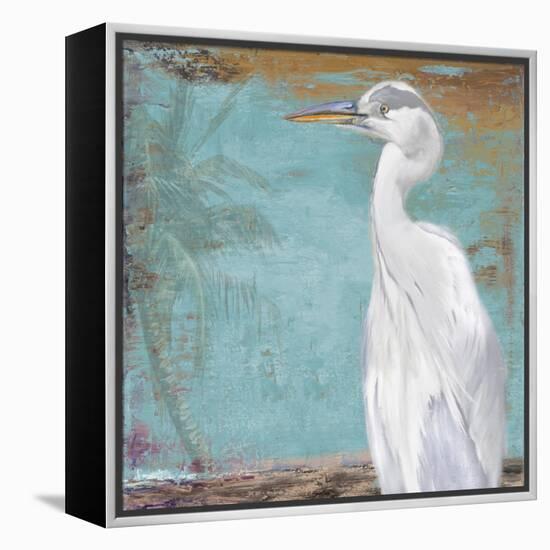 Tropic Heron II-Patricia Pinto-Framed Stretched Canvas
