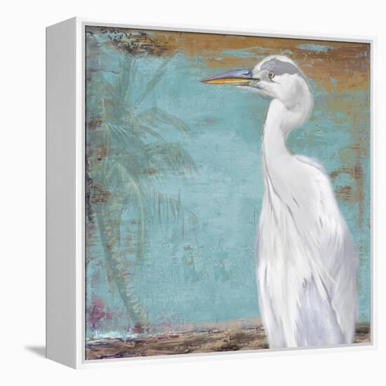 Tropic Heron II-Patricia Pinto-Framed Stretched Canvas