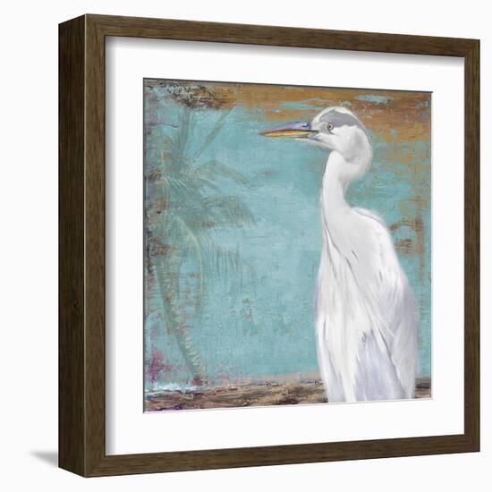 Tropic Heron II-Patricia Pinto-Framed Art Print