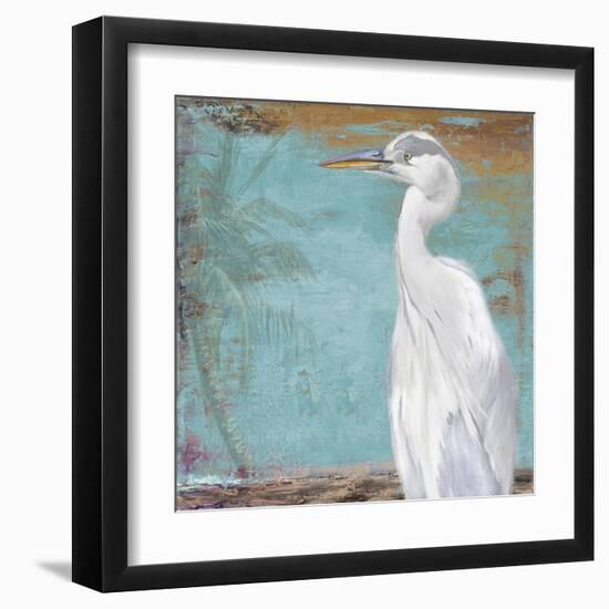 Tropic Heron II-Patricia Pinto-Framed Art Print