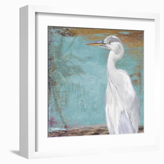 Tropic Heron II-Patricia Pinto-Framed Art Print