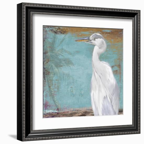 Tropic Heron II-Patricia Pinto-Framed Art Print