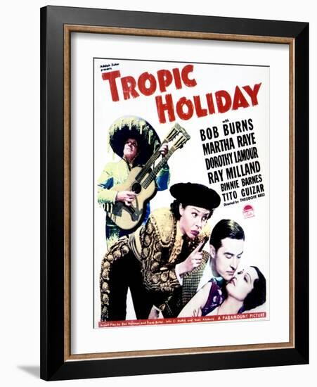 Tropic Holiday - Movie Poster Reproduction-null-Framed Photo