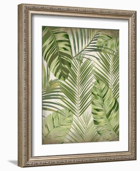 Tropic Palms 1-Kimberly Allen-Framed Art Print