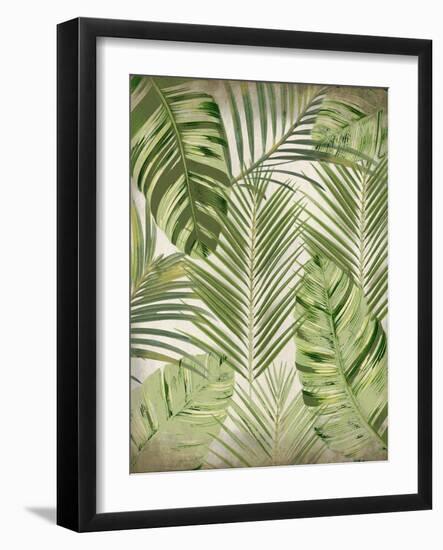 Tropic Palms 1-Kimberly Allen-Framed Art Print