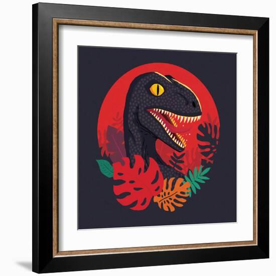 Tropic Raptor-Michael Buxton-Framed Art Print