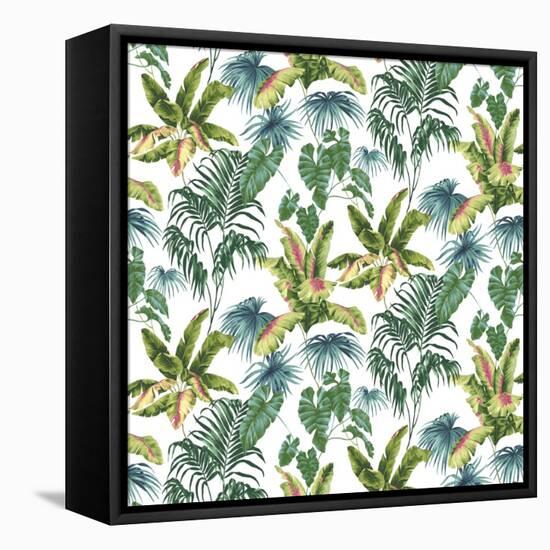 Tropic Toile Spring-Bill Jackson-Framed Premier Image Canvas