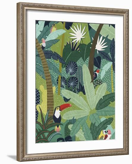 Tropical Aves-Kristine Hegre-Framed Giclee Print