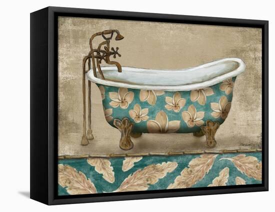 Tropical Bathtub II-Todd Williams-Framed Stretched Canvas