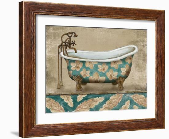 Tropical Bathtub II-Todd Williams-Framed Art Print