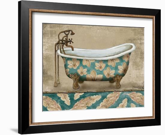 Tropical Bathtub II-Todd Williams-Framed Art Print