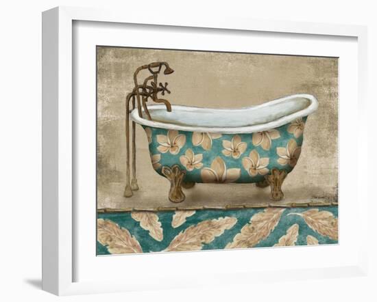 Tropical Bathtub II-Todd Williams-Framed Art Print