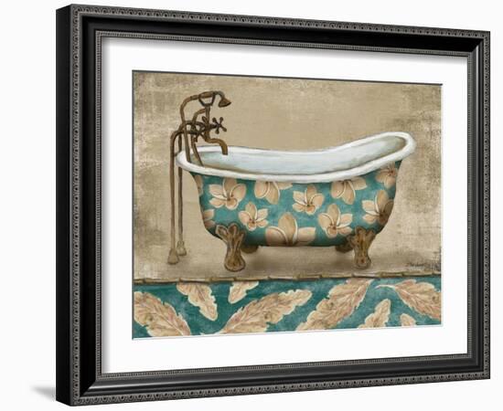 Tropical Bathtub II-Todd Williams-Framed Art Print